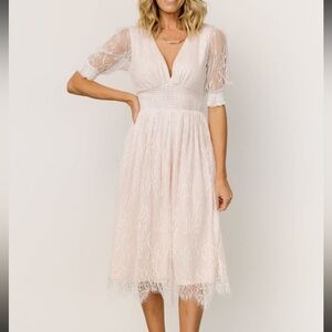 Elaina Lace midi dress